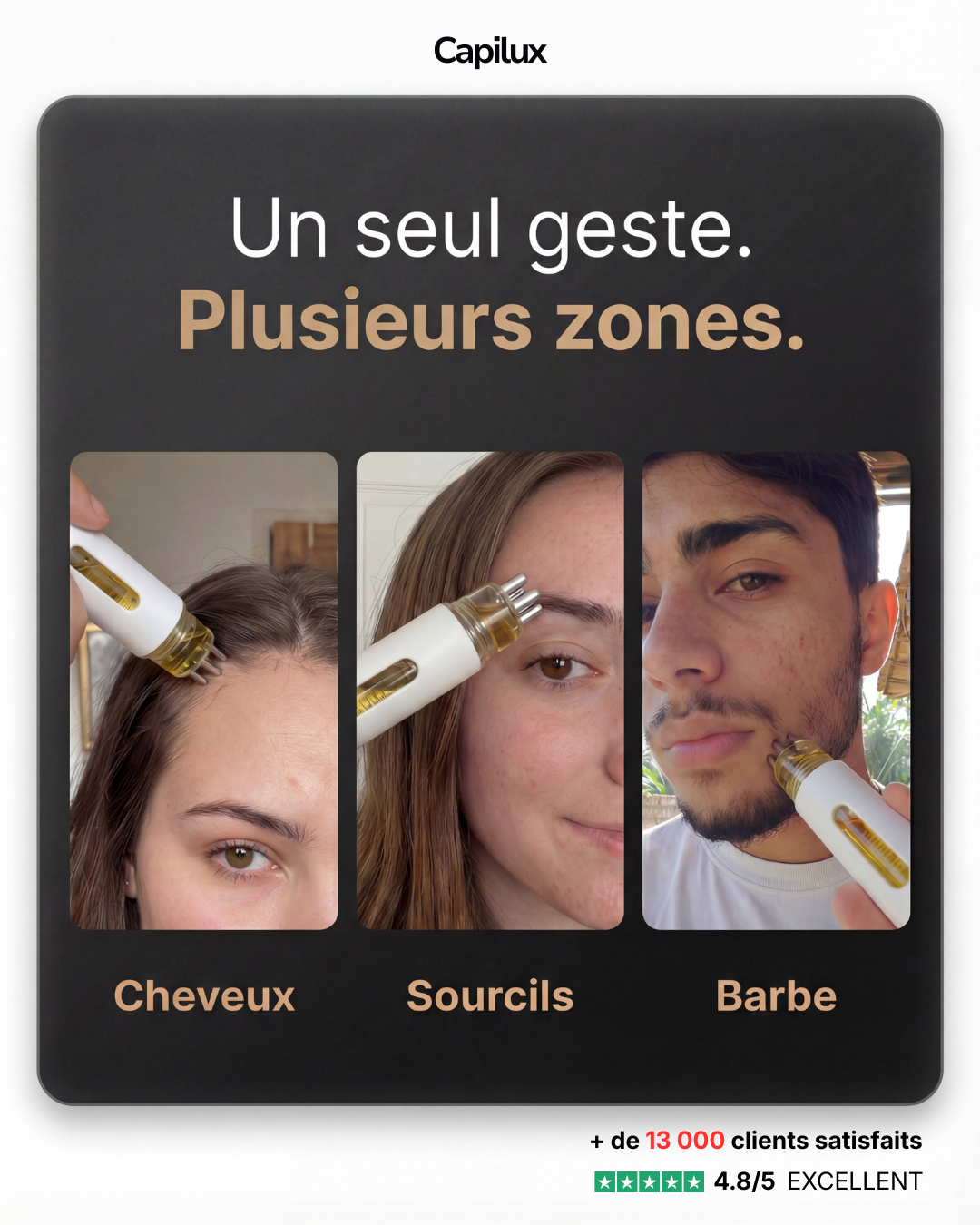 L’Applicateur 3-en-1 pour Minoxidil & Soins Capillaires